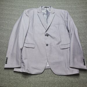 Mens Blazer Jacket 3XL Light Purple Polyester Viscose Suit‎ Coat Office Formal